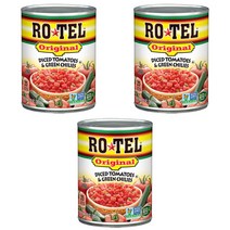 Rotel Original Diced Tomatoes & Green Chilies 로텔 오리지널 다이스트 토마토 & 그린 칠리 10oz(283g) 3팩, 1개