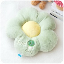 데이지 플라워 인테리어 포인트 모찌 붙박이의자쿠션 등방석, 수박꽃 매트