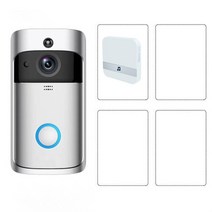 IoT Ai 인터폰 비디어폰 설치 교체 V5 스마트 와이파이 무선 비디오 초인종 AC110 220V 18V 500mah 전원 어, 09 option 4_03 영국 플러그