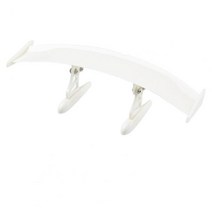 리어스포일러 미니 후면 윙 스포일러 튼튼한 자동차 트렁크 설치하기 쉬운 작은 테일, White