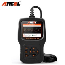 ANCEL AD 차량 OBD 스캐너 코드 리더 진단 검사 도구 향상된 정의 업그레이드 된 그래프 배터리 상태, 01 AD530