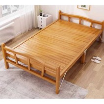접이식 나무 평상 프레임 낮잠 대나무 깔판 확장형, 80x197