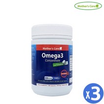마더스케어 뉴질랜드 오메가3 1000mg 300캡슐 3통