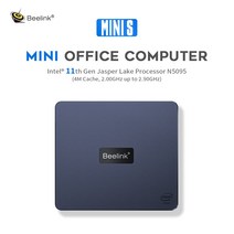 소형PC 미니PC 산업용미니PC Beelink-미니 S 윈도우즈 11 미니 PC 인텔 셀러론 N5095 8GB SSD 데스크탑 게, 01 미국, 06 16GB 512GB