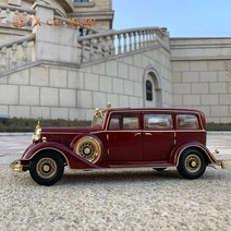 체스판 푸이 클래식 자동차 1:18 합금 시뮬레이션 모델 작은 선물 국내 정품, 한개옵션0