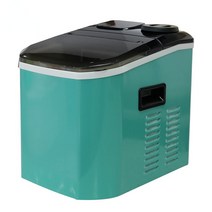 가정용 업소용 제빙기 20kg/24h 두 개의 물 주입구 방법 휴대용 가정용 자동 제빙기, 03 green