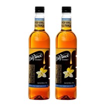 DaVinci Gourmet 다빈치 고메 무설탕 프렌치 바닐라 시럽 25oz(750ml) 2팩