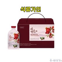 아름다운정성 석류가인 100mlX30포 엘라그산 에스트로겐 면역키우기 갱년기 여성 건강식품 건강음료 석류원액 석류즙 엑기스 월경증후군, 1box, 30포