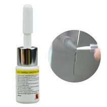 헤드라이트복원제 유리접착제 유리복원제 차유리용접 15ml 자동차 창 유리 수리 도구 경화 접착제 앞 유리 수리 키트 빠른 수정 자동차 금이 간 유리 자동 스크래치 균열 복원, 없음