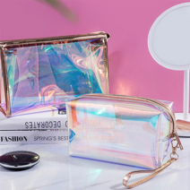 여행 화장품 소품 잡동사니 투명 지퍼 수납 파우치 가방