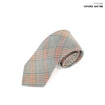 젠틀안트 체크 수동넥타이 폭8cm 그레이 MT-5204