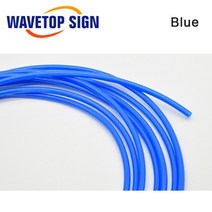 파이프 절단기 Wavetopsign 공기 공기 호스 외경 6mm 6x4mm pu 튜브 공기 압축기 co2 레이저 조각, 푸른, 1 미터