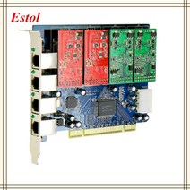 FXS/FXO 포트가 있는 TDM410P 별표 PCI 카드 아날로그 음성 Asterisk/Trixbox/Elastix/Freeswitch IP PBX