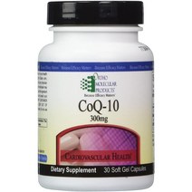 USA 직구 Ortho Molecular 최상급 벨류 Coq-10 화이트보틀 300mg 30Cap 1pack, 수량, 상세참조