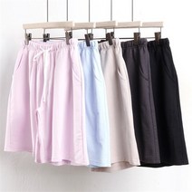 빅사이즈사랑해요 2223L204 쮸리 면 밴딩 반바지 IN