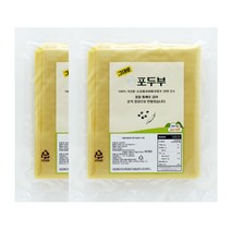 농다원 국산콩 무첨가물 그대로 순 포두부 두부피 건두부, 260g-2개