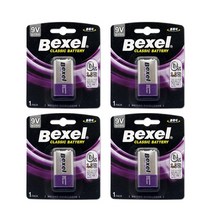 벡셀 망간 건전지 9V 카드포장 6F22, 1개입, 4개