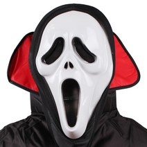 스크림플라스틱가면일반/스크림/스크림가면/반가면/연극/공연/공포/의상소품/파티소품/축제/할로윈, 스크림플라스틱가면(일반), 상세페이지 참조