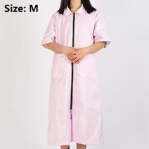 애견 미용 가운 위생복 피부관리사 유니폼 애완 동물 작업복 방수 비 스틱 헤어 손질 정장 고양이와 개 목욕 뷰티, Short sleeve pink-M
