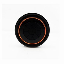 ILUCIA 말하는 스피커 방수 블루투스 스피커, black/red