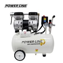 파워라인 저소음 콤프레샤 PL-20ST 컴프레서 오일리스 24L