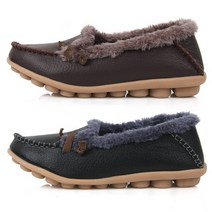 슬리퍼 털운동화 털단화 모카신 여성 천연가죽 m612