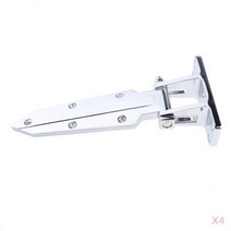 4 조각 SK2-1460 워크 인 쿨러 또는 냉동고 도어 힌지, 247mm, 스테인레스 스틸, 실버