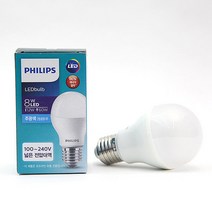 필립스 LED 벌브램프 8w (주광색/전구색), 주광색