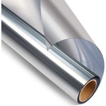 YaJing 편도 거울 유리 필름 개인 정보 보호 자기 접착 열 제어 눈부심 UV 창 색조 스티커 홈 오피스, CHINA, 60x500cm, 은