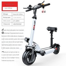 소형 전기 전동 스쿠터리튬 배터리 전기 스쿠터 성인 운전 이륜 스쿠터 미니 접이식 스쿠터 패션 디자인 스쿠터, 48v-21ah-90km