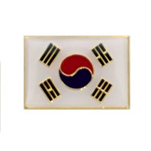 와이딜 태극기 와펜 태극기 뱃지 정