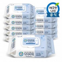 깨끗한나라 닥터비데 46매 화장실용 물티슈 24팩, 닥터비데46매32팩