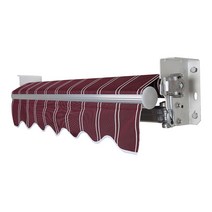 수동 전동 접이식 어닝 고정식어닝 방수천막 업소, 두꺼운 플레이트 3m 연장 2.5m  장착