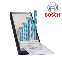 보쉬 CYL-9 멀티 컨스트럭션 드릴 비트 세트 7PCS 2607010543 타일 콘크리트 플라스틱 벽돌 목재, 1세트