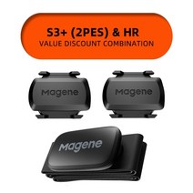 자전거케이던스 자전거 네비게이션 GPS속도계 사이클링 magene mover h64 s3+ ant+ usb c406 듀얼 모드 속도 케이던스 센서 심박수 모니터 컴퓨터 xoss, s3 2pe 및 시간