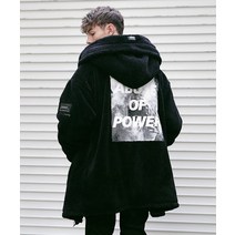 매스노운 더블 소프트울 가스마스크 점퍼 MFVPD001 BK