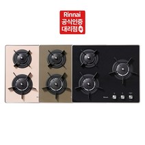 린나이 가스쿡탑3구 560x480 3종 (건전지 560x480), 블랙(RBR-PF3001D), 도시가스(LNG)