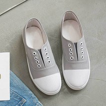 반짝이운동화 진주스니커즈 키높이운동화 스니커즈뮬 심플 슬립온 캔버스화 여자 데일리 슈즈 (올핀)_879EA