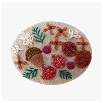 일본 올림푸스 프랑스자수 브로치 열매 키트 패키지, 올림푸스프랑스자수브로치-열매