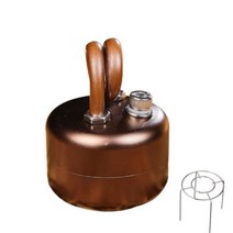 백패킹 솔로 캠핑 휴대용 미니 알콜 버너 스토브 팟 50ml, 01형세트