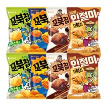 오리온 꼬북칩 콘스프맛 65gx2개+초코츄러스맛 65gx2개+달콩인절미맛 65gx2개+크런치즈맛 65gx2개(총8개), 8개