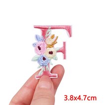 대형 생일 케이크 캔들풍선 파티 3층 영어 자수 글자 패치 세트 티셔츠 스티커 가방 신발 줄무늬 의류용 아이언 DIY 패브릭 26, 6.PE7615CTF