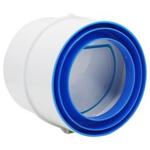 가스배출 화목난로흡출기 고기 환풍 창틀PVC 배기 팬 체크 밸브 원형 파이프 백 드리프트 댐퍼 75/110mm 공, 04 Style D