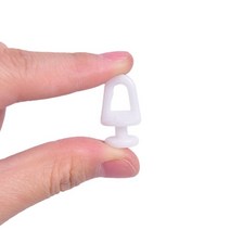 커튼레일고리 고정용흰색 플라스틱 레일 커튼 컨베이어 후크 롤러 홈 액세서리 60 개, 한개옵션0