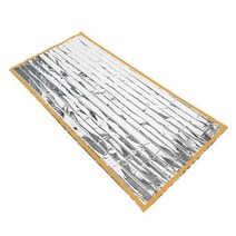 아웃도어 워머 슬리핑 백 비상 생존 보온 침낭 캠핑 하이킹 담요 단열 200x100cm, 1PC