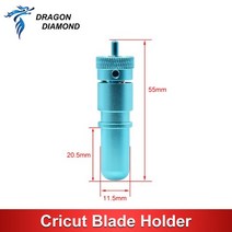 페이퍼커터 재단기 라운더 책절단기 커팅기 커터 실루엣 카메오 4 + graphtec cb15 + cb09 + summa blade + roland + liyu 블레이드 홀더 용, 크리컷 블레이드 홀더