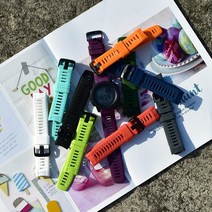 [국내배송]가민 스마트워치 시계줄 garmin 인스팅트 솔라 텍티컬 스트랩 전용 22mm 프리미엄, 1. 블랙