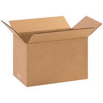 Aviditi 1066 Corrugated Cardboard Box 10” L x 6” W x 6” H Kraft for Shipping Packing and Moving, 1