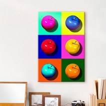 아트박스/꾸밈 iw686-컬러풀과일팝아트_중형노프레임, 5타입