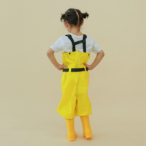 갯벌체험장화 해루질장화 어린이가슴장화 체험활동복, 공룡무늬